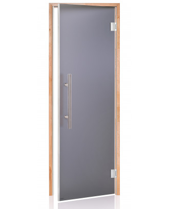 Sauna Door Ad LUX, Alder, Grey Matte  70x210cm