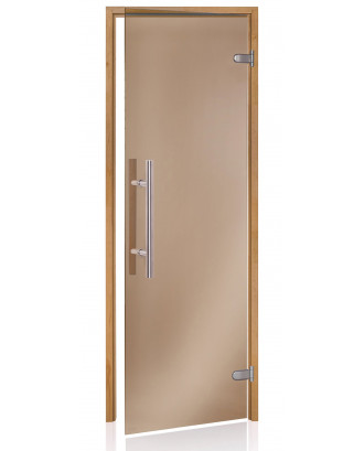 Sauna Door Ad Premium Light, Aspen, Bronze 80x200cm SAUNA DOORS