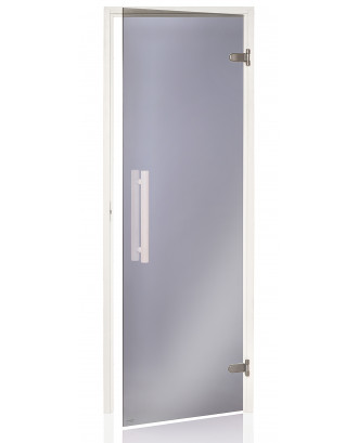 Sauna Door Ad White, Aspen, Grey, 80x200cm