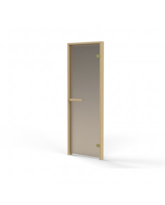 Sauna Door, Pine, Matte Bronze Glass 70x180cm SAUNA DOORS