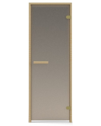 Sauna Door, Pine, 6mm Matte Bronze Glass 70x180cm