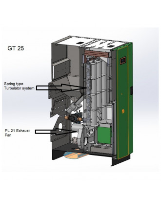 Pellet Heating Boiler GT25 HEATING BOILERS