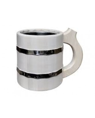 Wooden mug 1l with stainless steel insert SAUNA ACCESSORIES