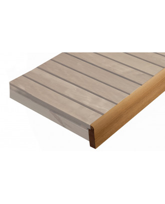 THERMO ASPEN BENCH FRONT PANEL SHA 40x140mm 2100-2400mm SAUNA WOOD